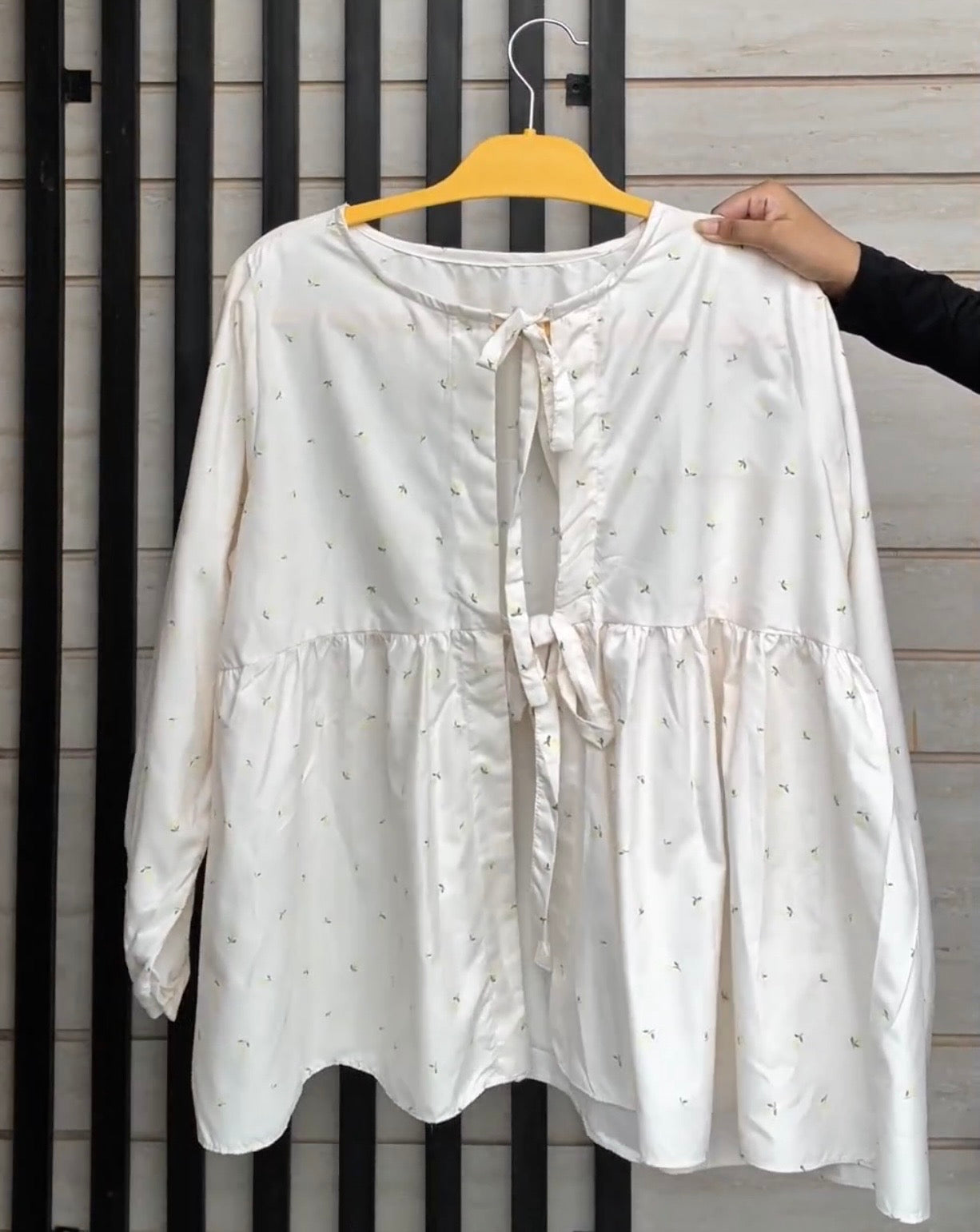 Lemon Bow Top