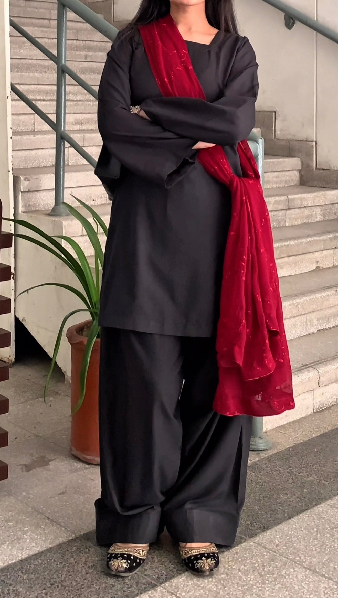 Black Farshi Shalwar