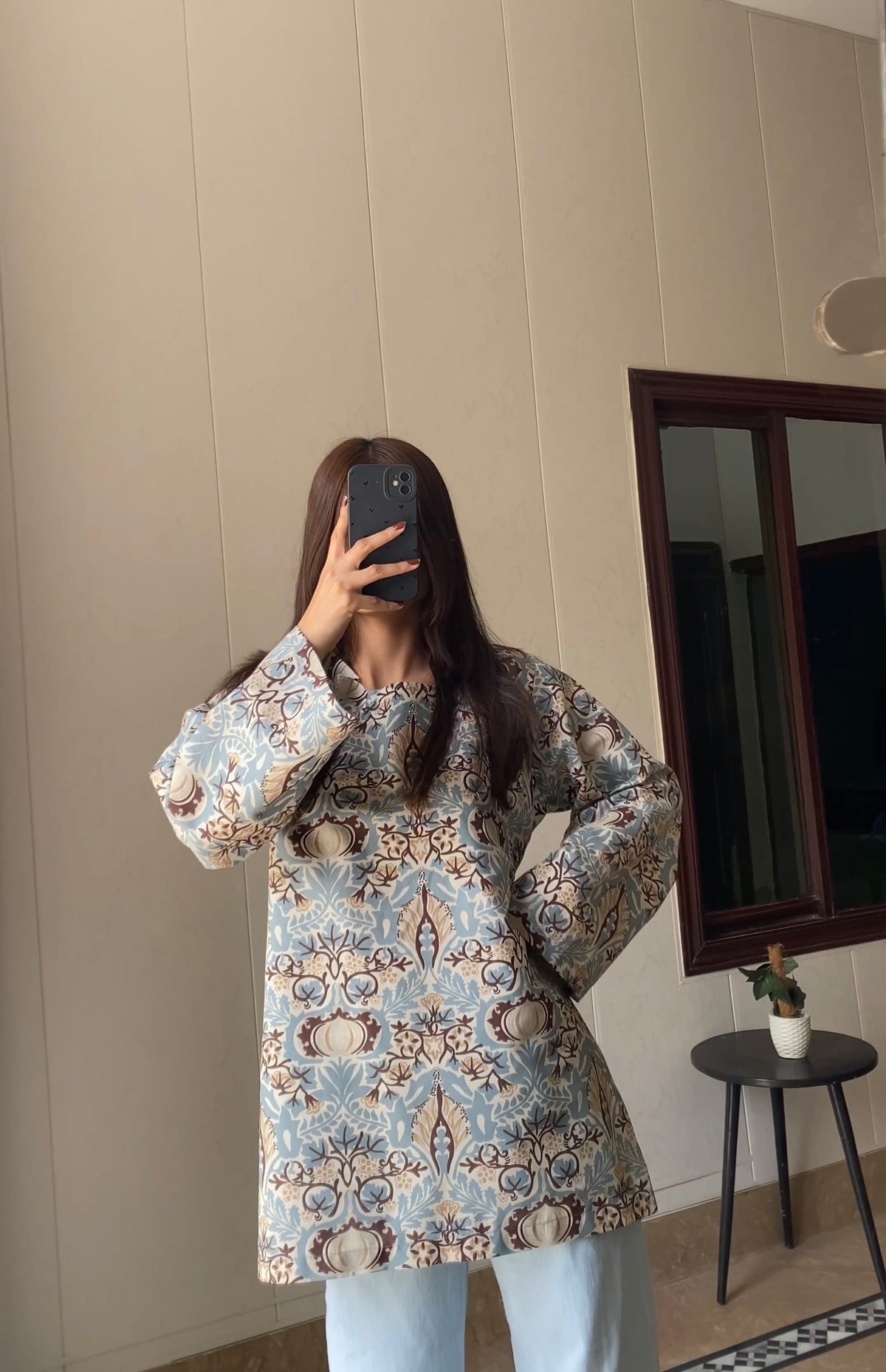 Vintage Bloom Kurti