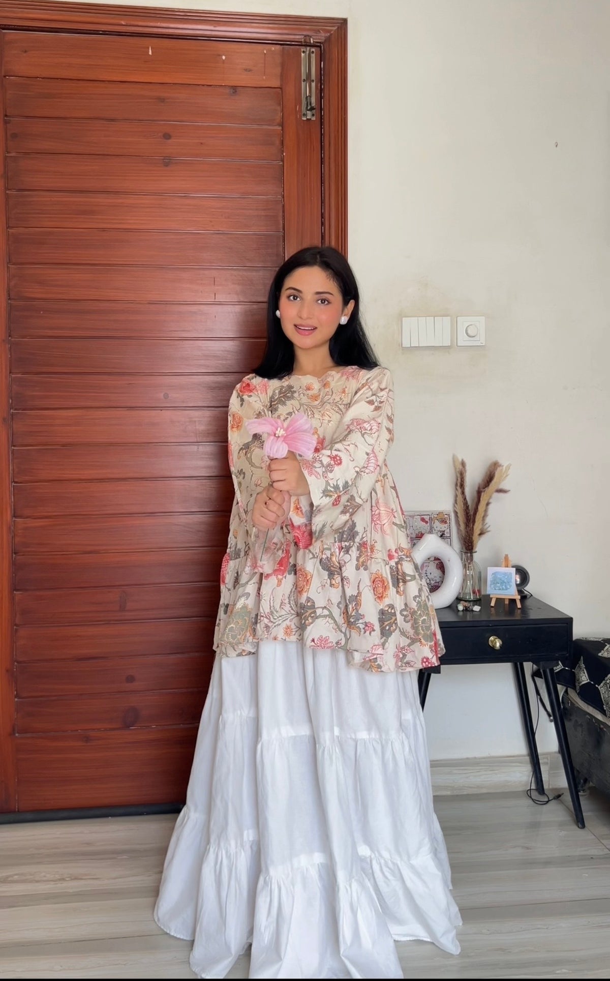 Vintage Flora Kurti