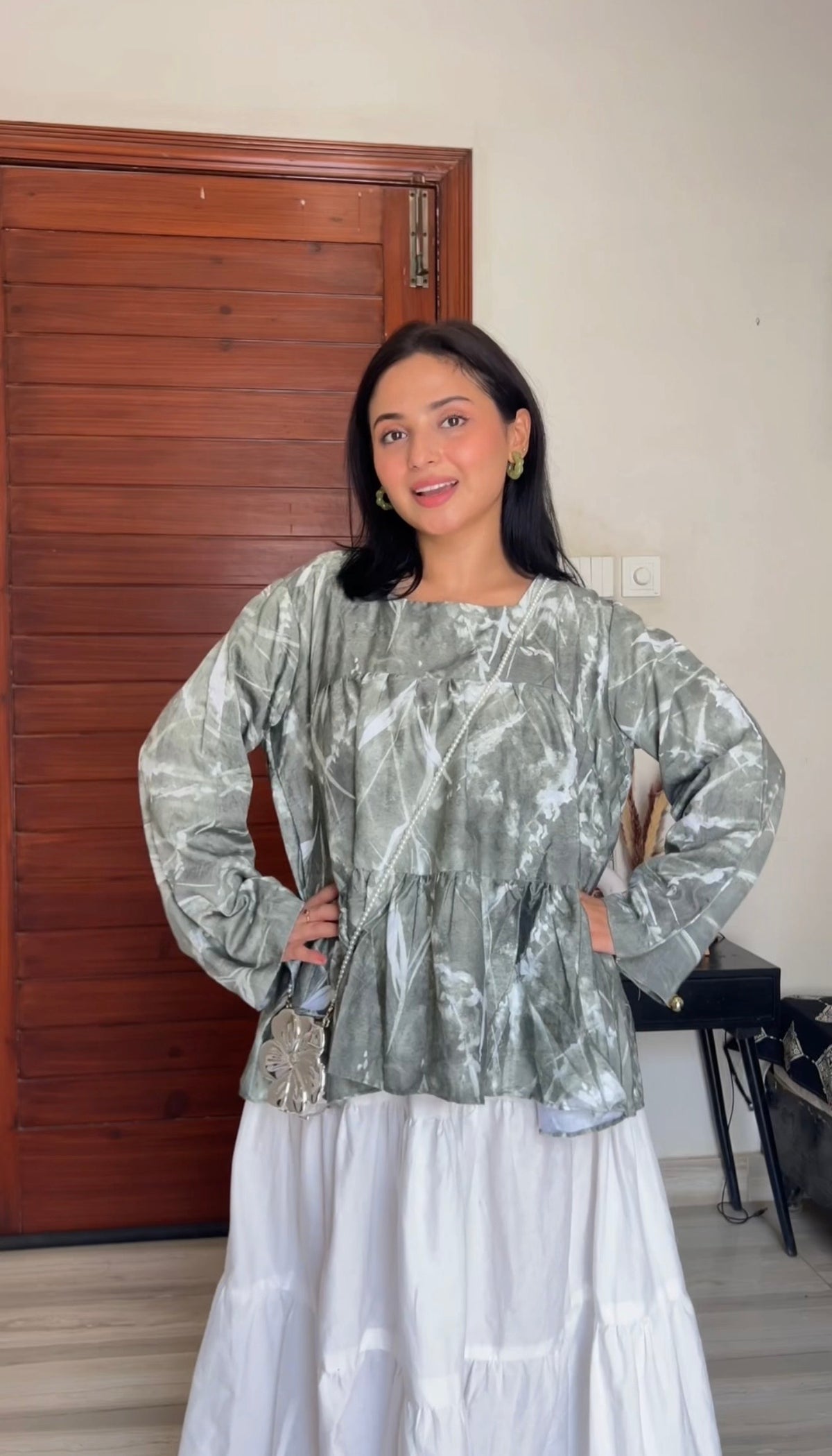 Green Marble Kurti