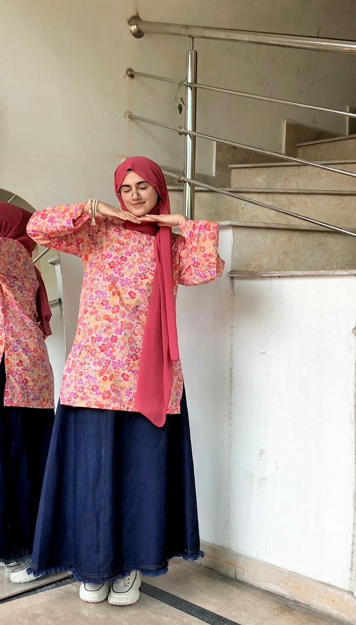 Blossom Candy Kurti