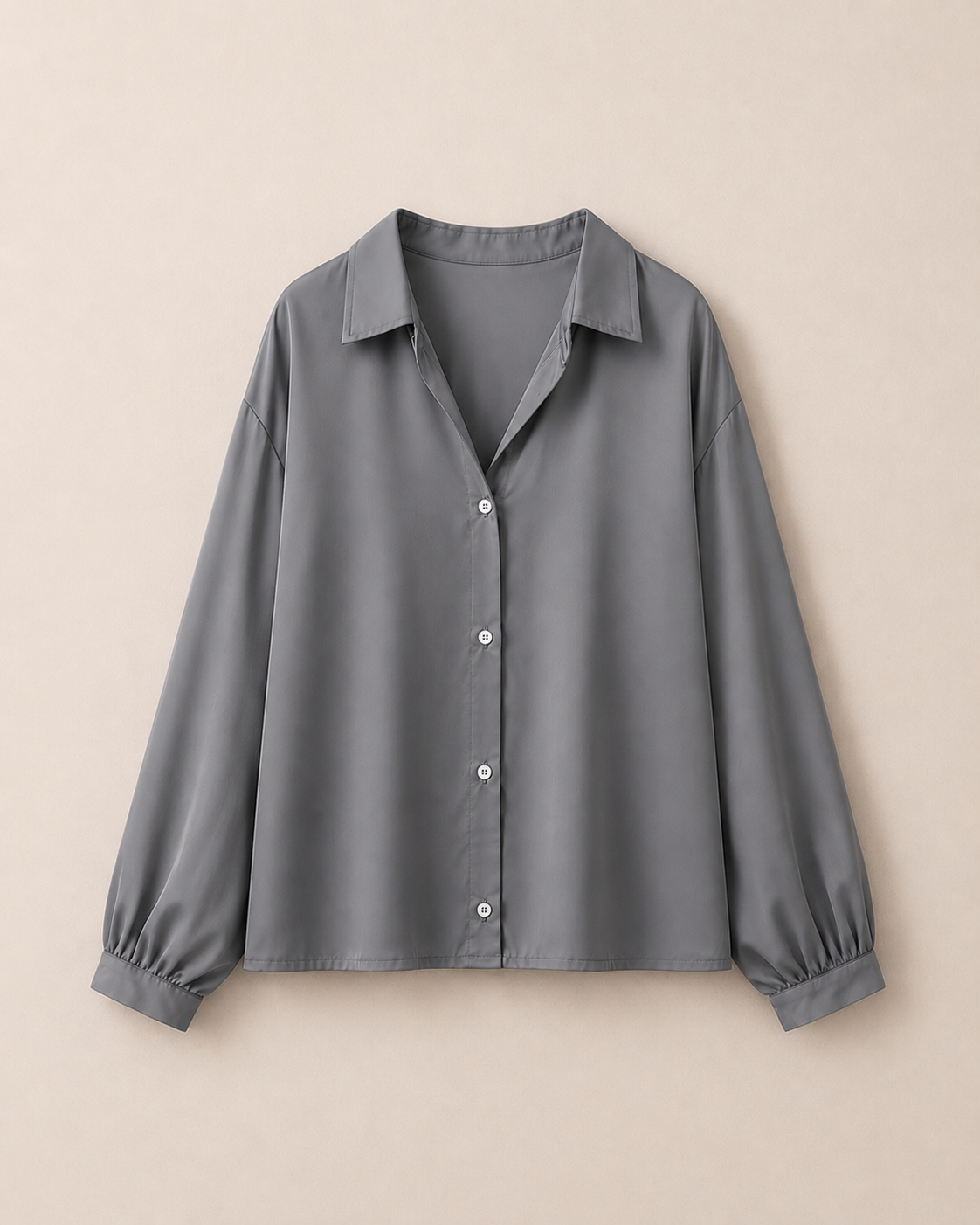 Grey Button Down