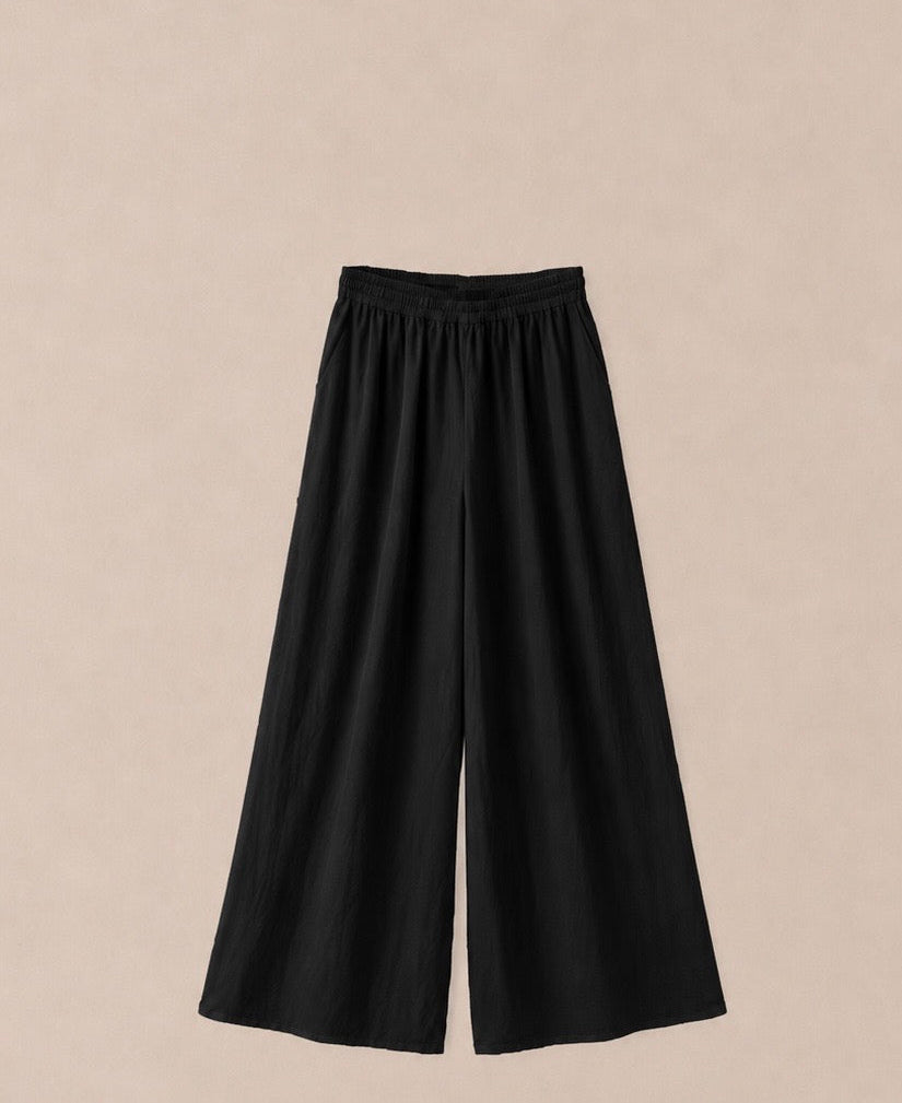 Black Flared Plazo