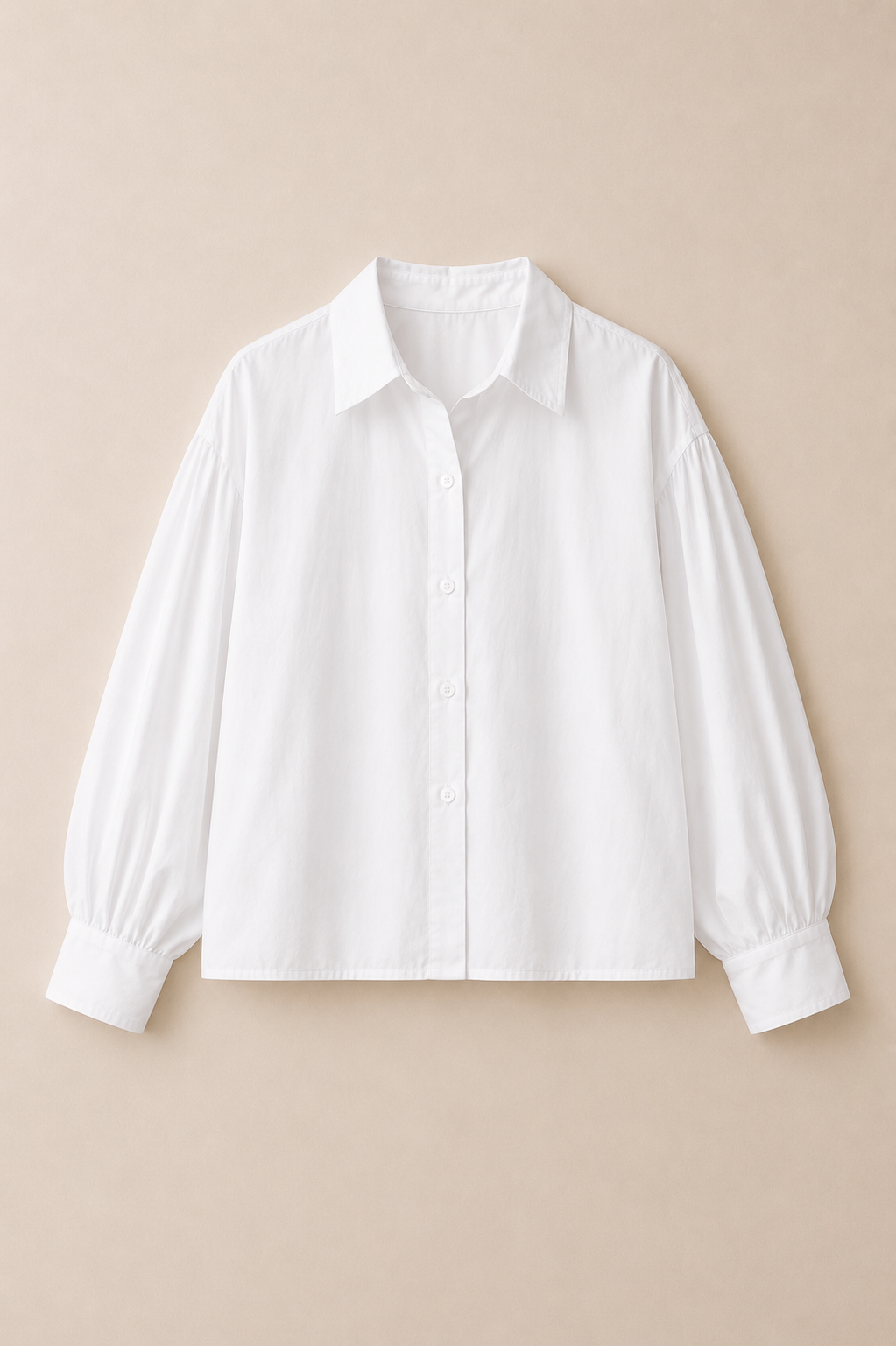 Short White Button Down