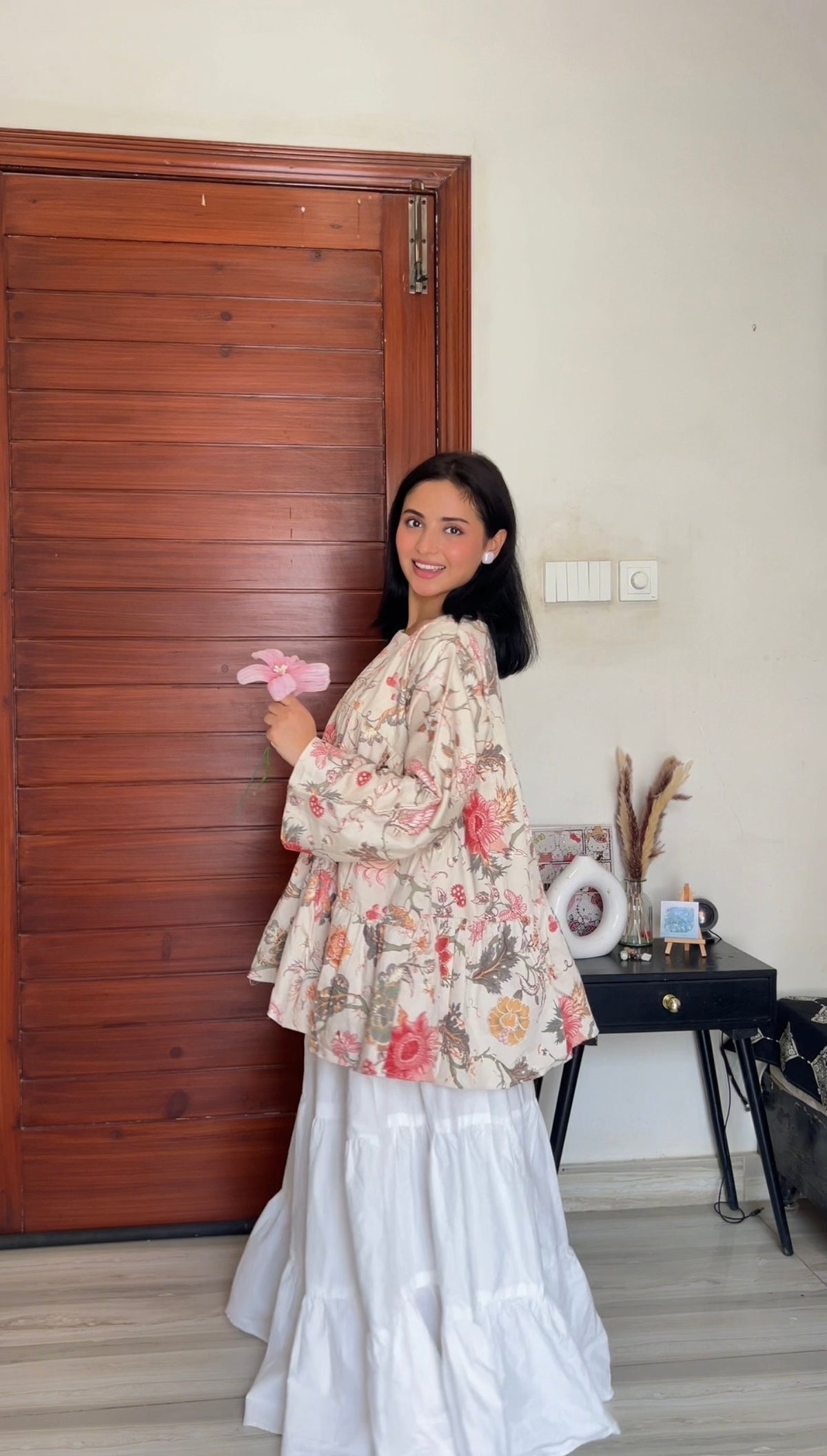 Vintage Flora Kurti