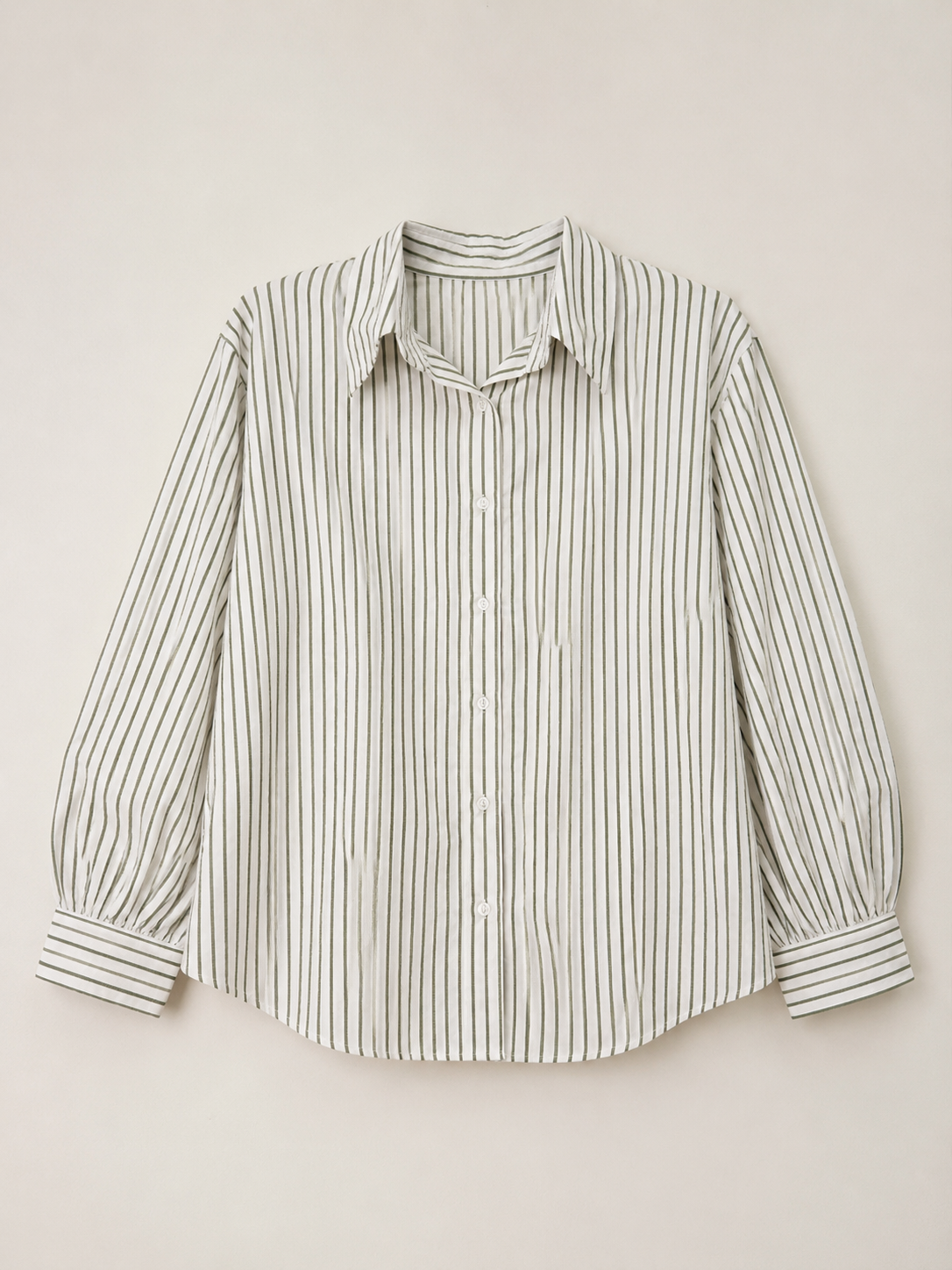 Matcha Stripe Button Down
