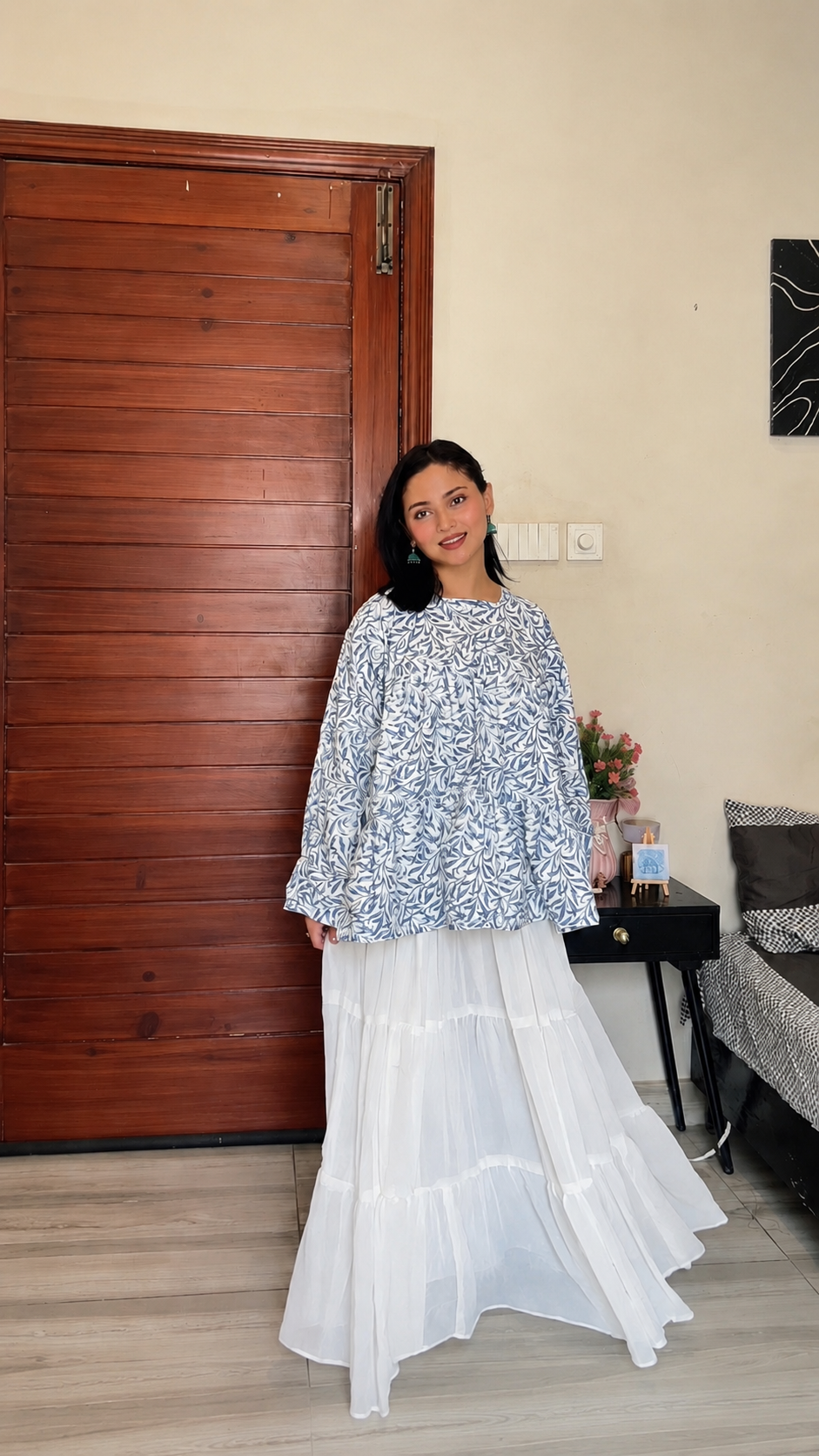 Powder Blue Kurti