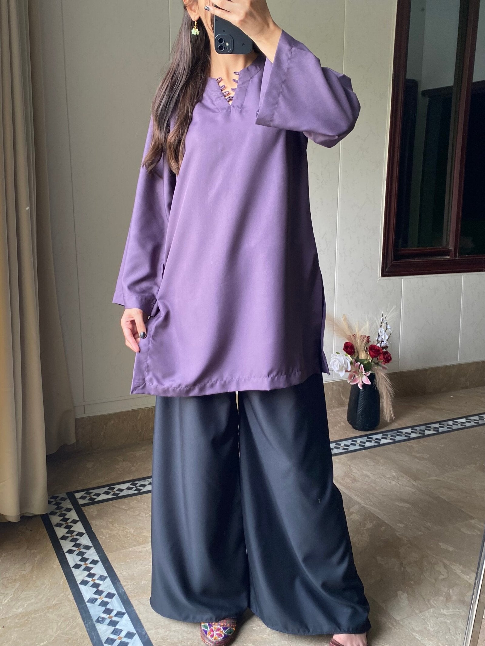Purple Kurti