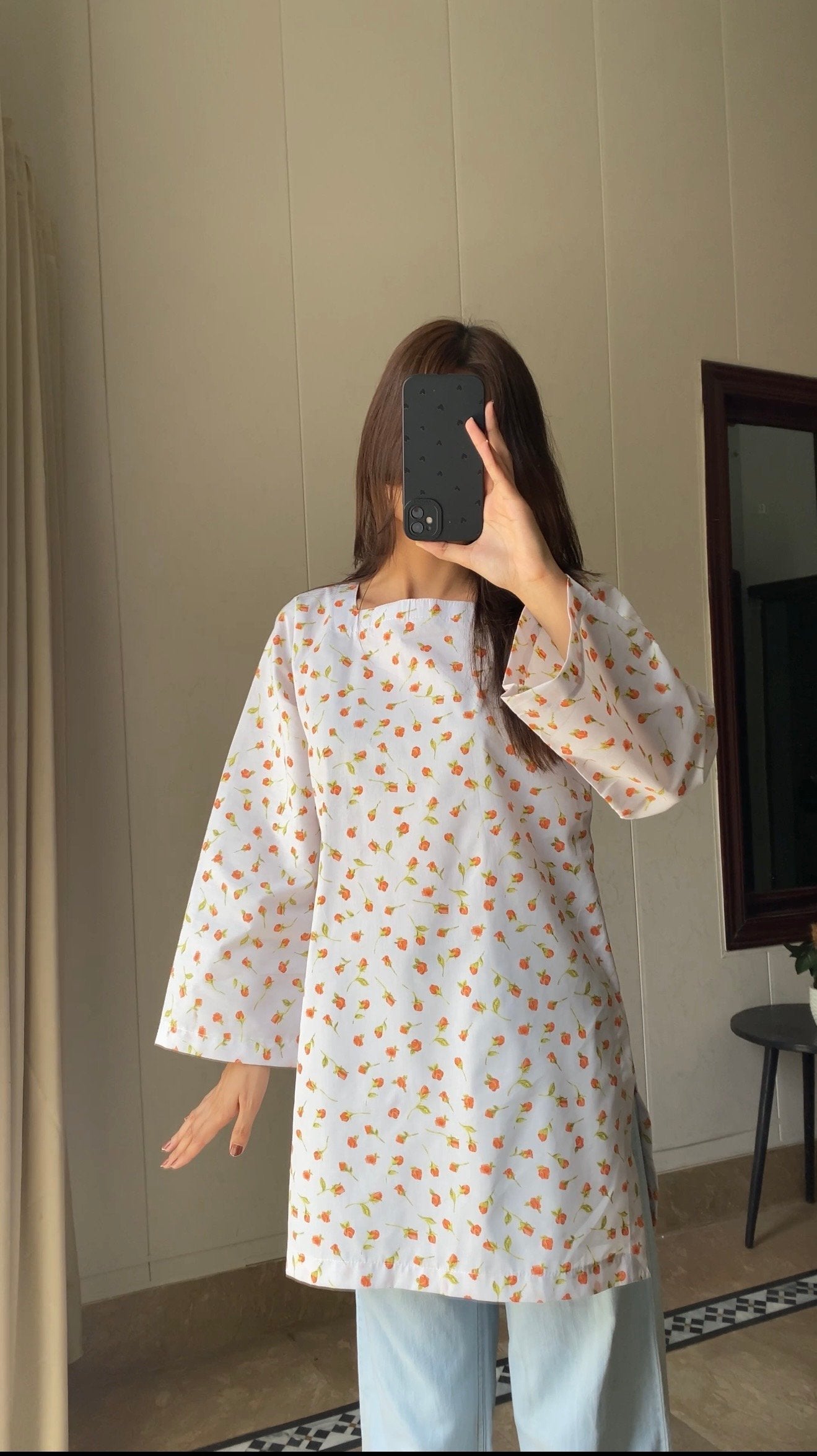 Lavender Garden Kurti