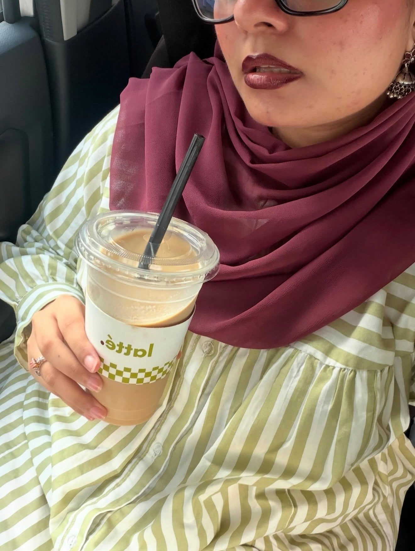 Olive Stripe Kurti
