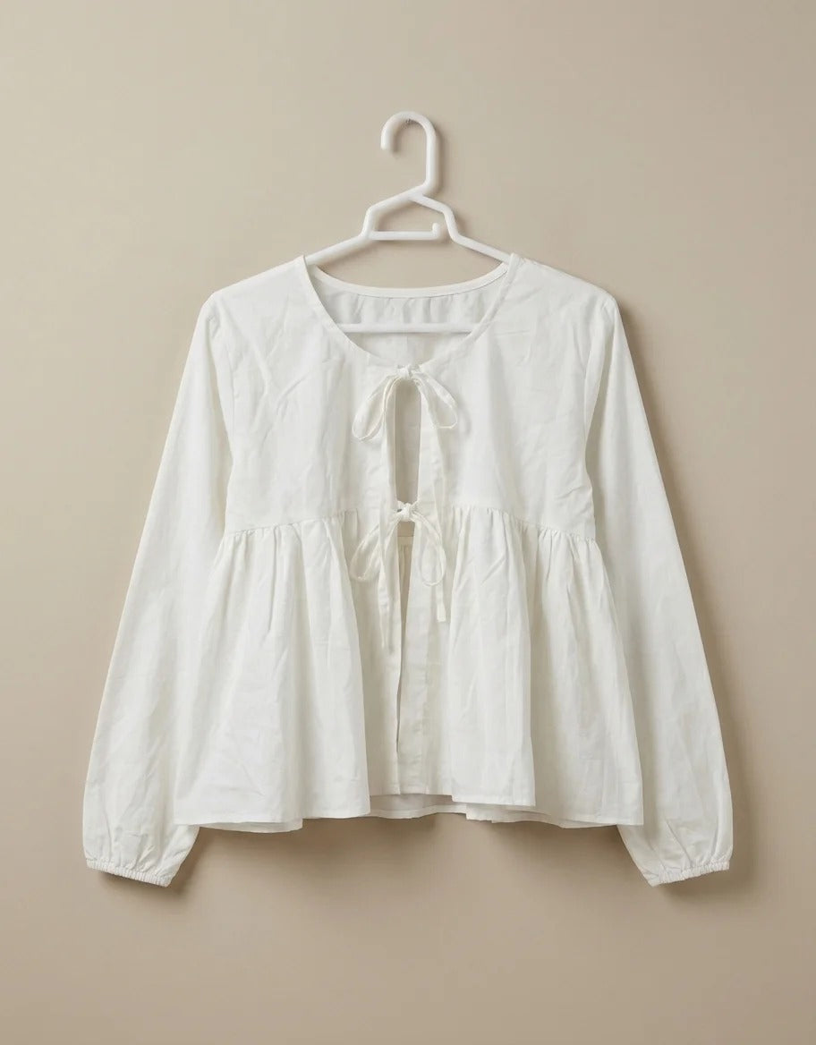 White Bow Top
