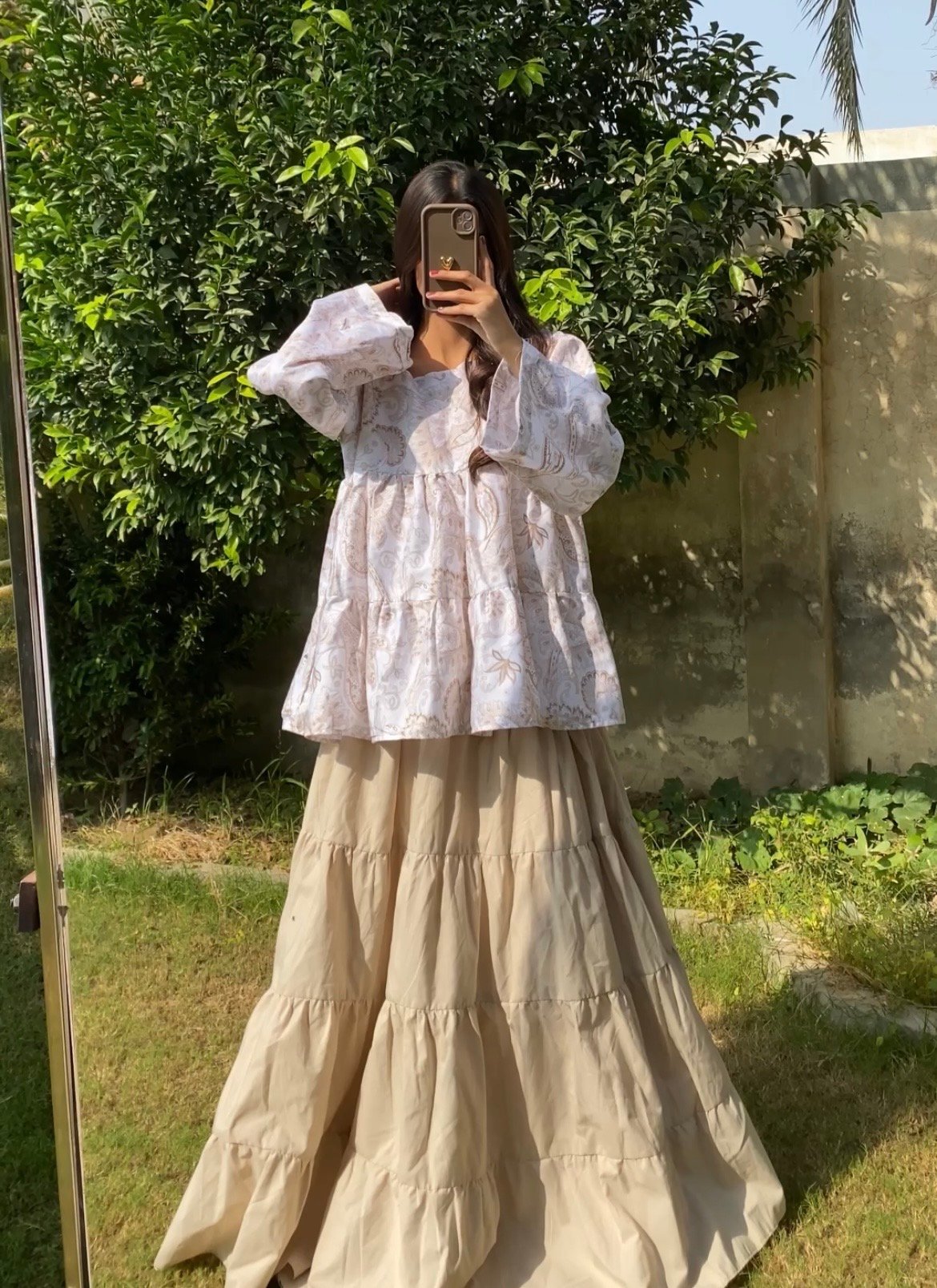 Brown floral Top - Image 3