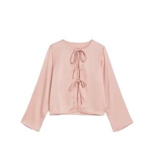 Blush Silk Crop Top