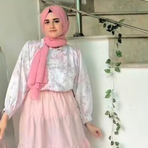 Pink Floral Button Down