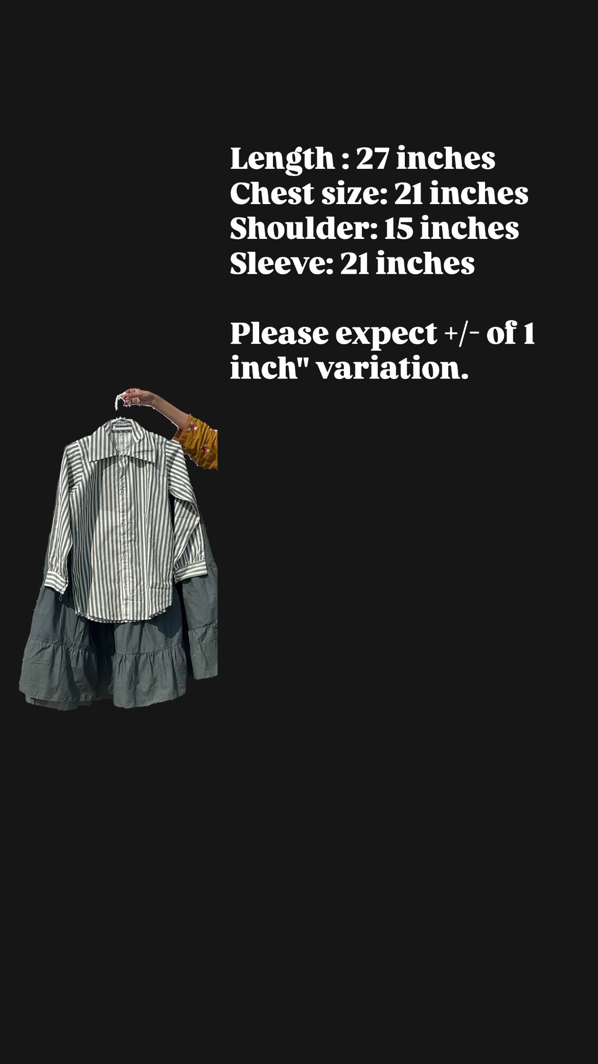 Green Stripe Button Down - Image 2