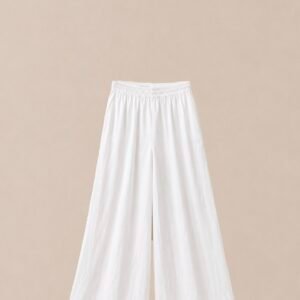 White Flared Plazo