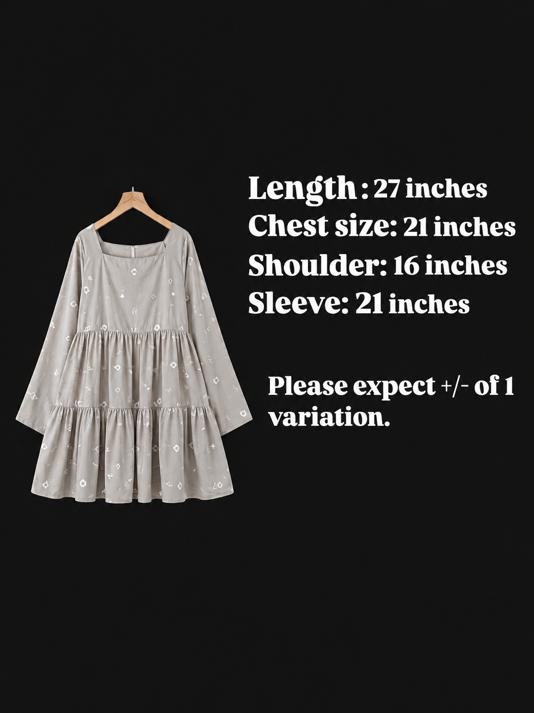 Grey Tiered Top - Image 4