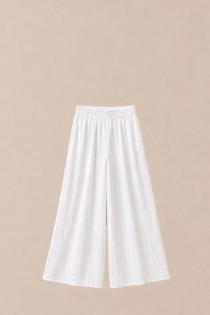 White Flared Plazo