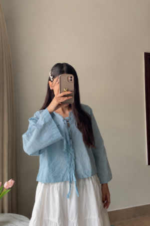 Sky Breeze Tie Top