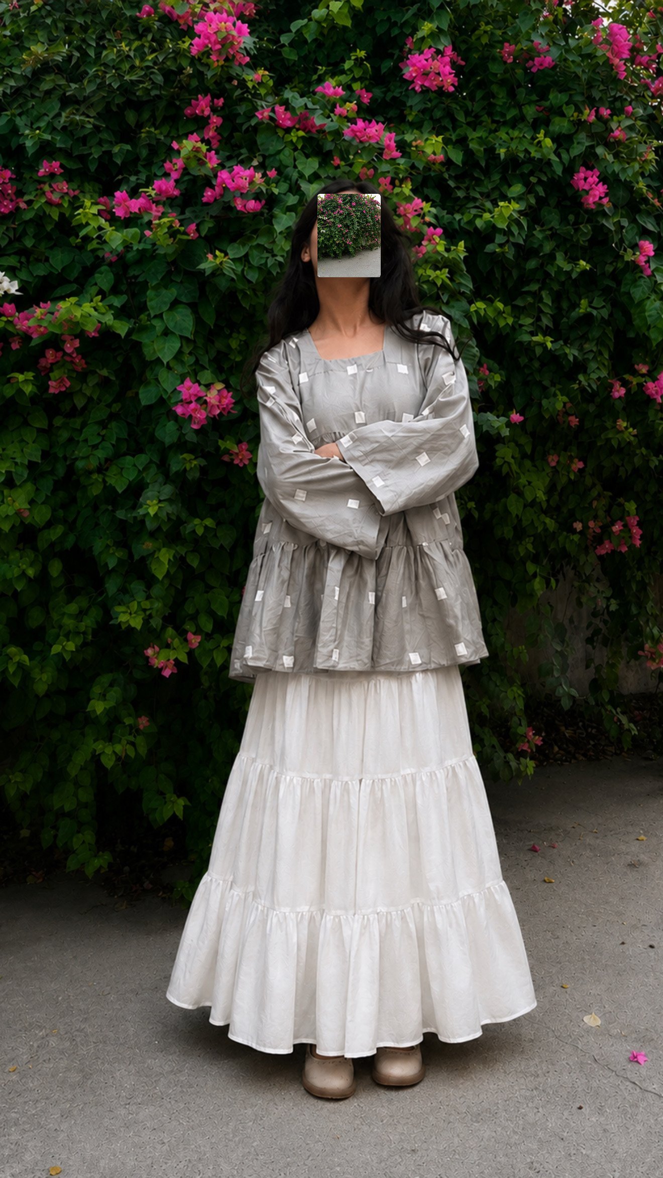 Grey Tiered Top - Image 2