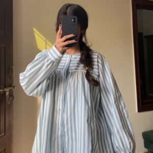 Sky Stripe Kurti