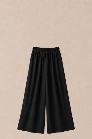 Black Flared Plazo