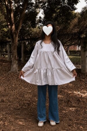 Ivory Bloom Top