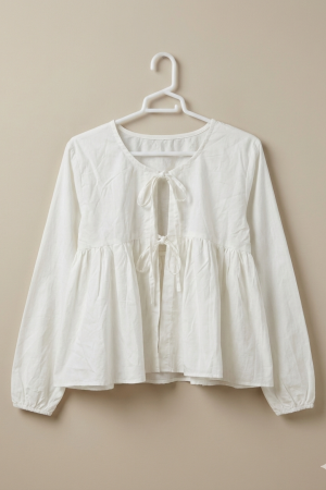 White Bow Top