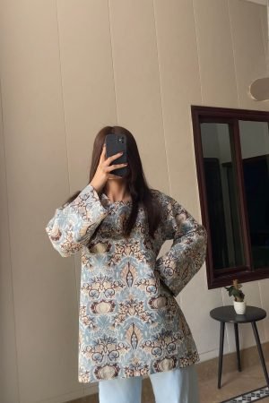 Vintage Bloom Kurti