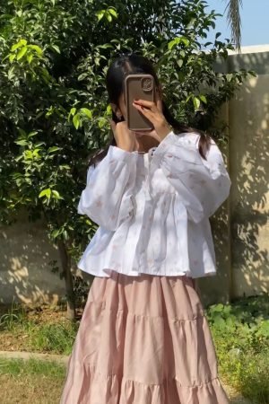 Pink Star Bow Top