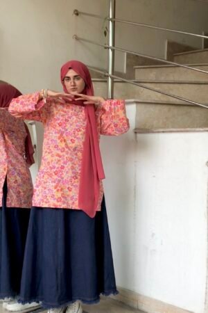 Blossom Candy Kurti