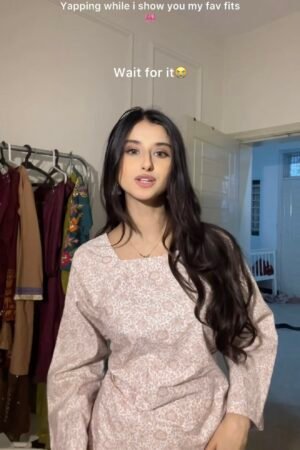 Pinterest Floral Kurti